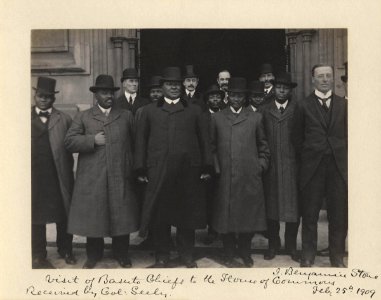 Visit of Basuto Chiefs to the House of Commons by Sir (John) Benjamin Stone