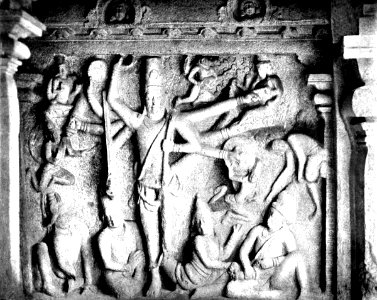 Vishnu upholding the Universe