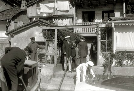 Visita del general Miguel Primo de Rivera a la localidad de Pasai Donibane (6 de 6) - Fondo Car-Kutxa Fototeka