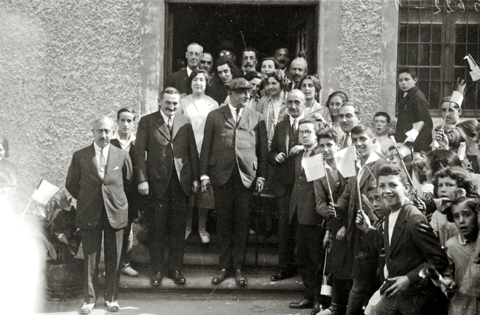 Visita del general Miguel Primo de Rivera a la localidad de Oñati (8 de 12) - Fondo Car-Kutxa Fototeka