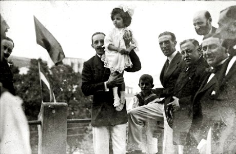 Visita del rey Alfonso XIII a Zumaia (9 de 14) - Fondo Car-Kutxa Fototeka