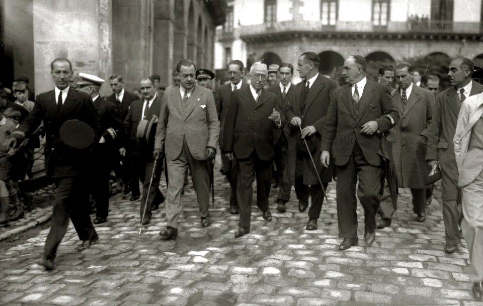 Visita de Niceto Alcalá Zamora a Bergara y Oñati (9 de 11) - Fondo Car-Kutxa Fototeka