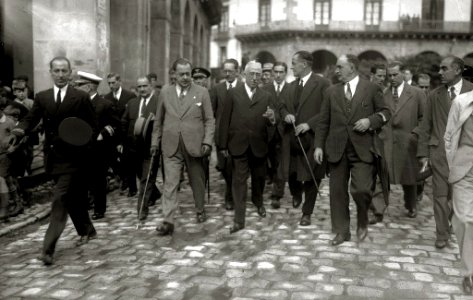 Visita de Niceto Alcalá Zamora a Bergara y Oñati (9 de 11) - Fondo Car-Kutxa Fototeka