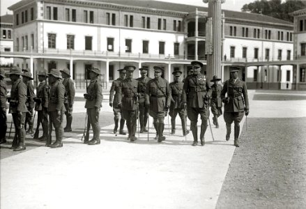 Visita del general Miguel Primo de Rivera a diferentes cuarteles militares de San Sebastián (1 de 7) - Fondo Car-Kutxa Fototeka