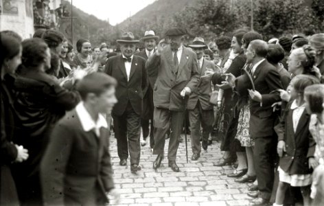 Visita del general Miguel Primo de Rivera a una localidad (4 de 10) - Fondo Car-Kutxa Fototeka