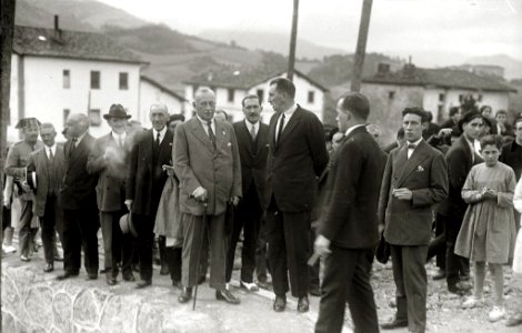 Visita del general Miguel Primo de Rivera a una localidad (2 de 10) - Fondo Car-Kutxa Fototeka