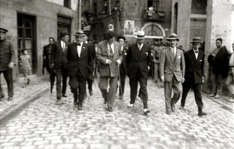 Visita del general Miguel Primo de Rivera a una localidad (6 de 10) - Fondo Car-Kutxa Fototeka