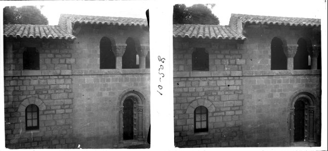 Vista d ' una casa de Pedralbes