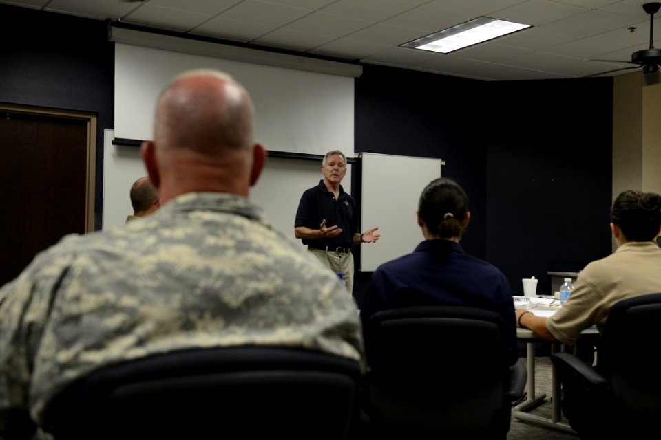 Visiting Federal Law Enforcement Training Centers 140811-N-LV331-001