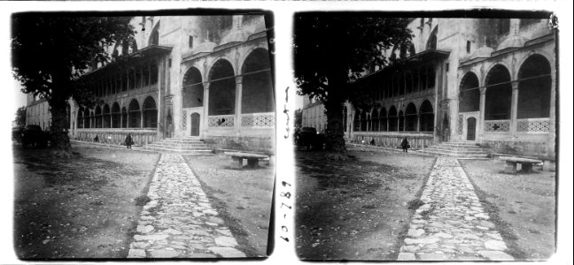 Vista d ' una gran mesquita de Constantinoble