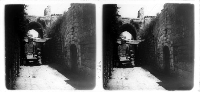 Vista d ' un típic carrer de Jerusalem