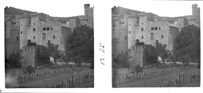Vista d'un castell a Canet