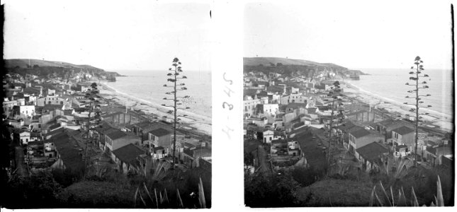 Vista d'Arenys de Mar des d'un camí