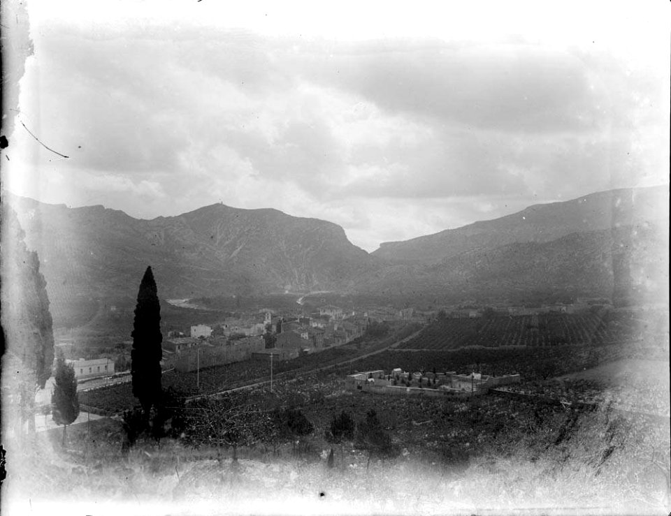 Vista d'Organyà des del nord (AFCEC RIBASV C 2713)