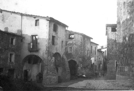 Vista d'un carrer de Montagut