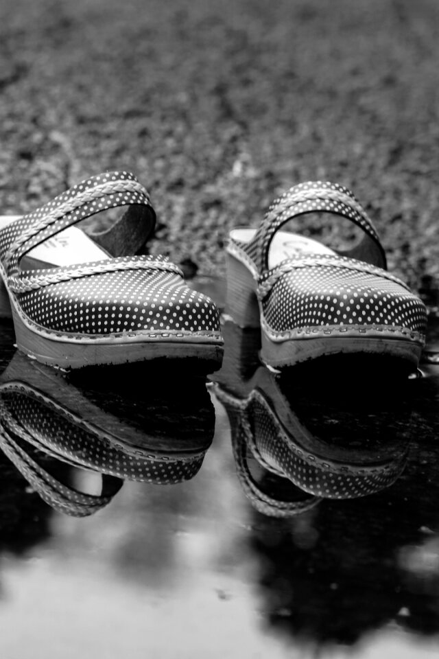 Pair puddle reflection