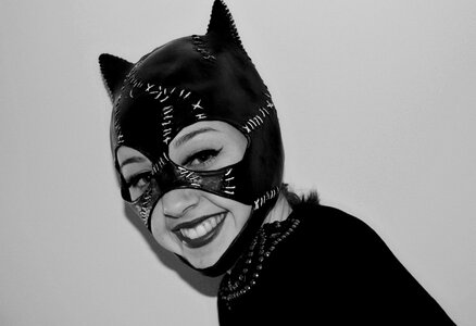 Woman cat catwomen