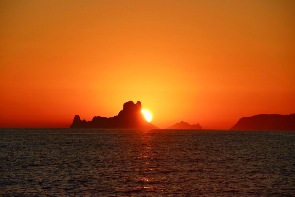 Summer sea sunset mood