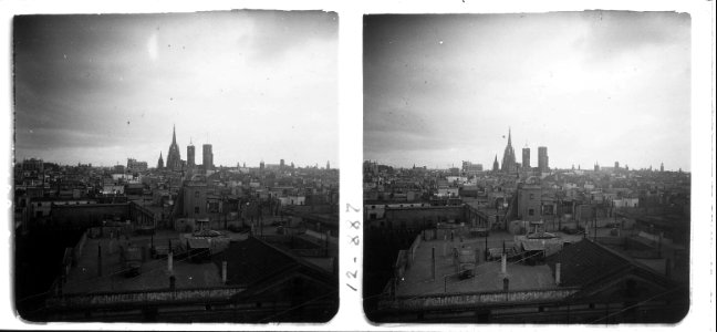 Vista de Barcelona des de la part superior de l'església de Betlem