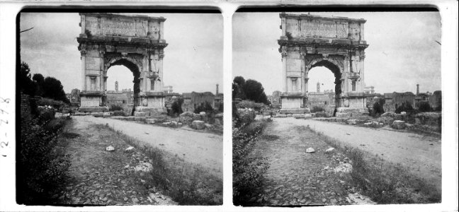 Vista de l ' arc de Titus