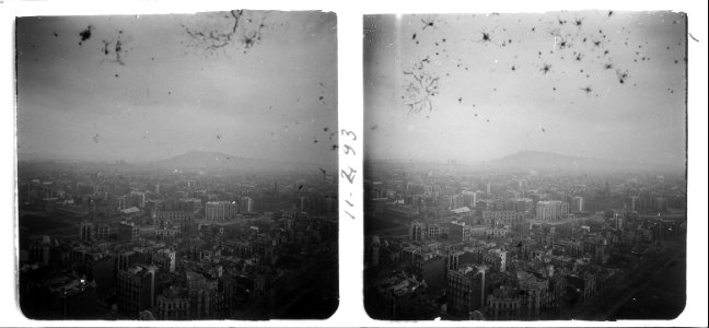 Vista de Barcelona des del campanar de la Sagrada Família