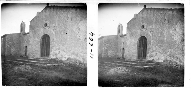 Vista de l ' ermita de Montgoi a Vilaverd