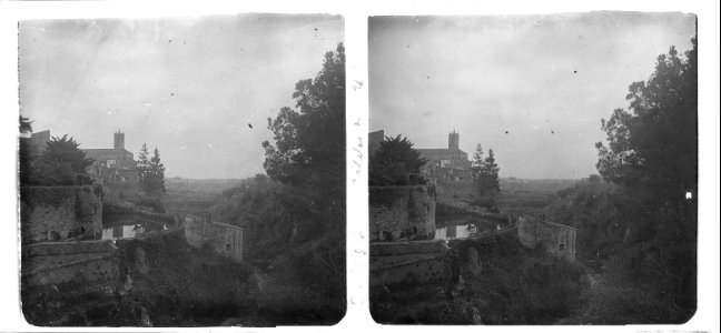 Vista de Caldes de Montbui des del balneari