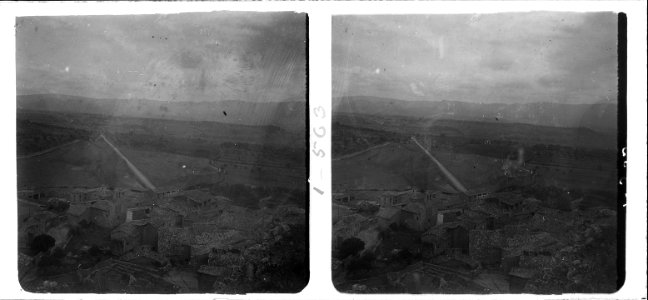 Vista de Conques des del castell