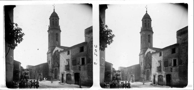 Vista de l'església de la Pobla de Mafumet
