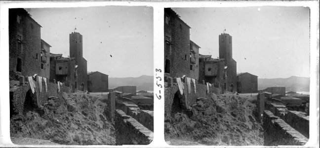 Vista de l'església de Salàs de Pallars