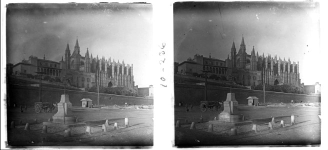 Vista de la catedral de Palma de Mallorca