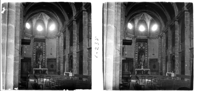 Vista de l'altar major de l'església del Temple a Palma de Mallorca