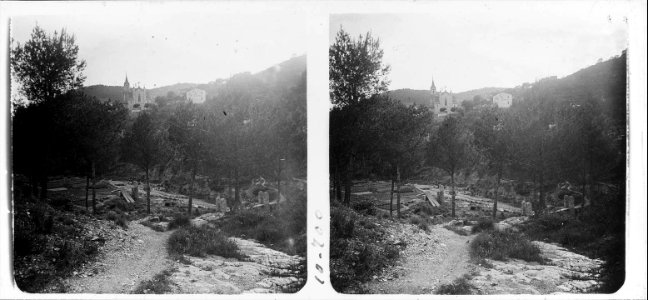 Vista de l'església de Sant Martí de Torrelles