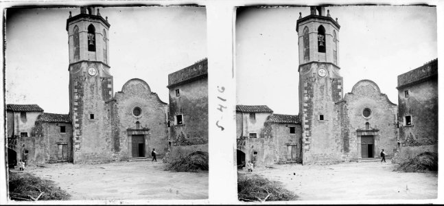 Vista de l'església de Sant Mori