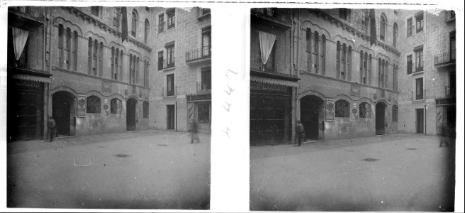 Vista de la paeria de Lleida