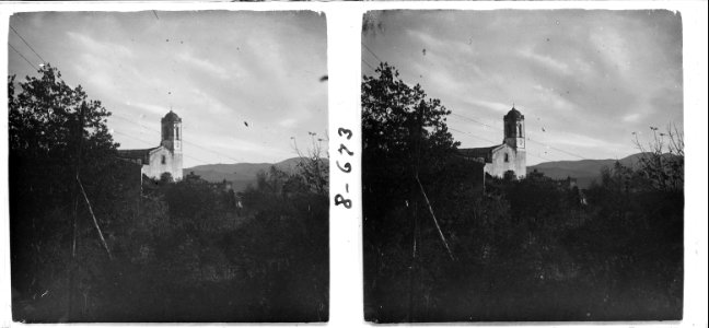 Vista de l'església de Maçanes