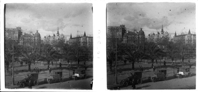 Vista de la plaça de Catalunya de Barcelona