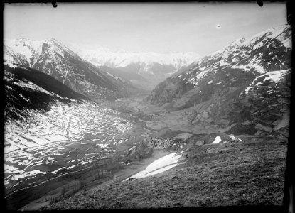 Vista de la Vall d'Aran, nevada
