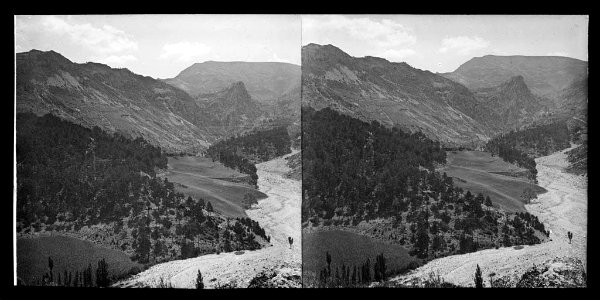 Vista de la vall i el torrent d'Ossera