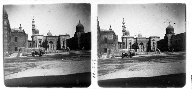 Vista de la mesquita del Caire