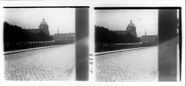 Vista de la catedral de Berlín