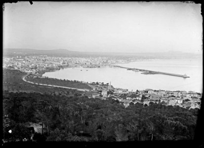 Vista de la ciutat de Palma de Mallorca des del castell de Bellver