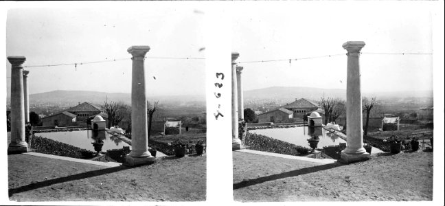 Vista de la Font del Lleó a Pedralbes