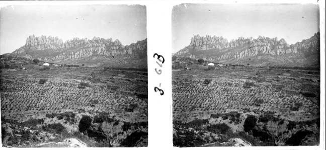 Vista de les muntanyes de Montserrat (SaP 613 03)