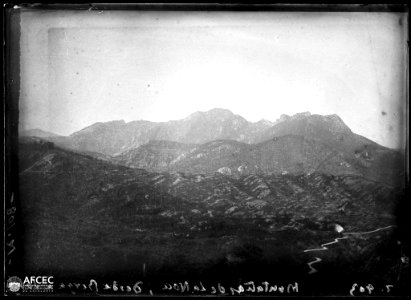 Vista de les muntanyes de la Nou de Berguedà