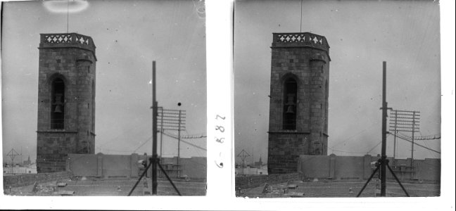 Vista del campanar de Sant Just