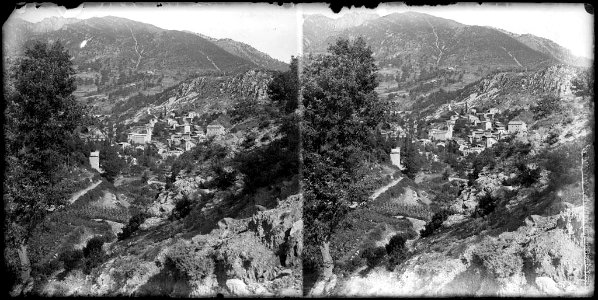 Vista de Pont de Raventí, a Cercs