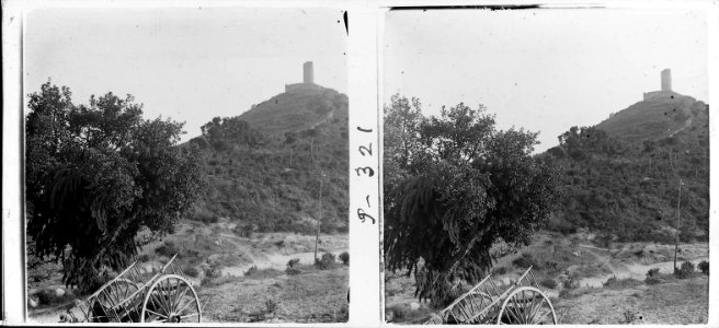 Vista del castell de Sant Joan