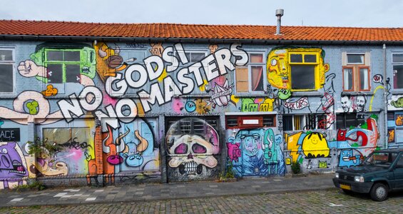 Colorful art grafitty