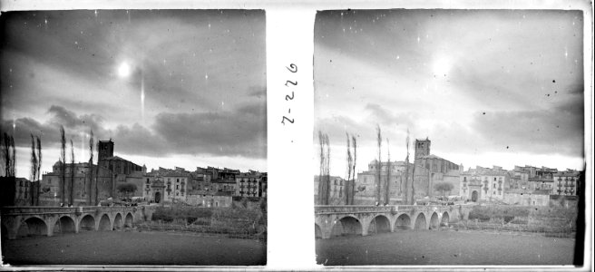 Vista de Solsona des del pont